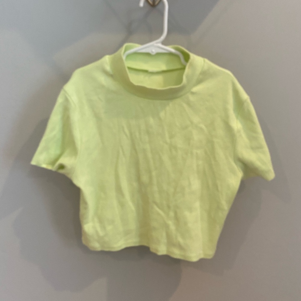 Neon crop top